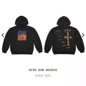 Travis Scott Hitr Sun Hoodie Size Large *CONFIRMED